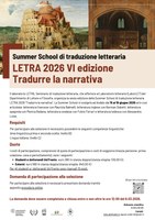 AVVISO: VI edizione Summer school di traduzione letteraria "Tradurre la narrativa" - Comune di Andalo (TN) 15- 19 giugno 2026