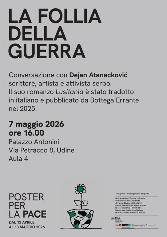 Conferenza "La follia della guerra. Conversazione con Dejan Atanackovic"