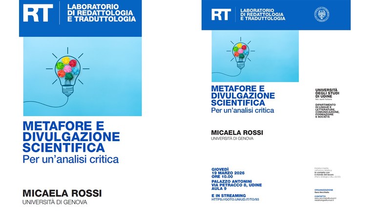 Conferenza Micaela ROSSI "Metafore e divulgazione scientifica" - 19 marzo 2026