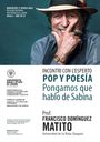 Conferenza "Pop y poesía. Pongamos que hablo de Sabina" - incontri con l'esperto - mercoledì 17 aprile 2024