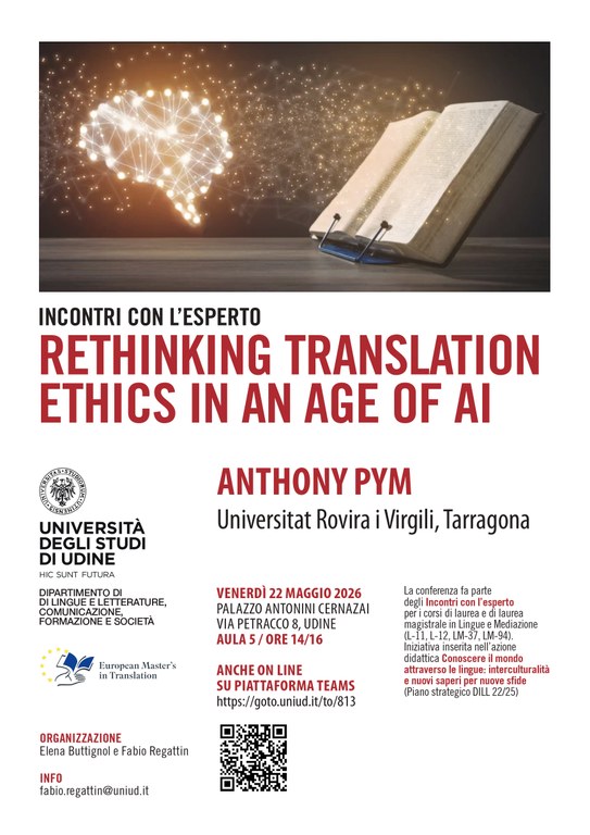 Una conferenza imperdibile - Anthony Pym a Udine