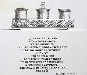 Il calamaio di Napoleone e il Trattato di Campo Formio