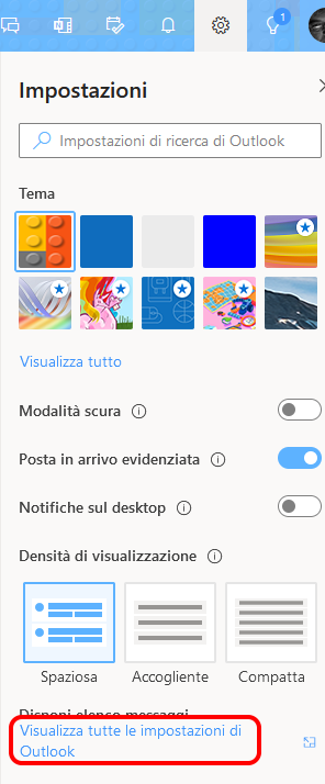 Impostazioni Outlook 365