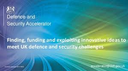 edit Defence and Security Accelerator (DASA)