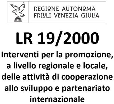 edit L.R. 19/2000 Interventi per la promozione, a livello regionale e locale, delle attività di cooperazione allo sviluppo e partenariato internazionale.