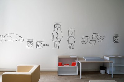 Settore dedicato al fasciatoio